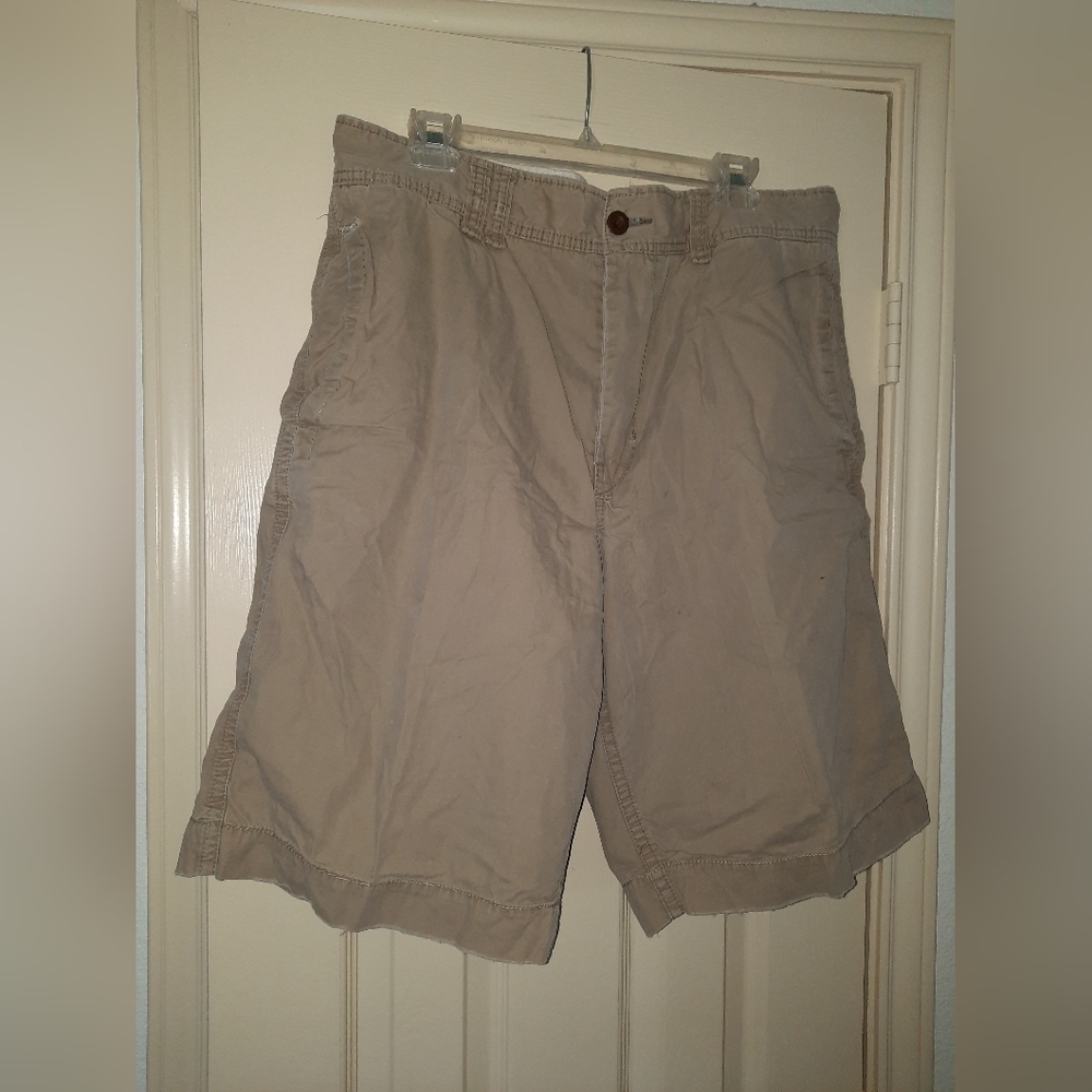 AMERICAN EAGLE WALK SHORTS 36 PREPPY KHAKI BROWN SUMMER SCHOOL  FALL UNIVERSITY
